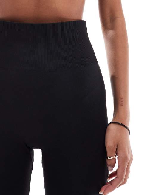 ASOS 4505 – Svarta, släta träningsleggings i seamless design med hög midja, 4 av 5