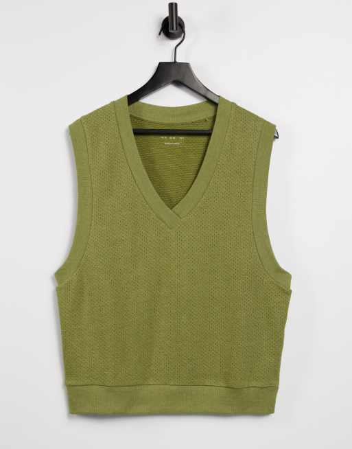 ASOS 4505 sweater vest in open knit jersey | ASOS