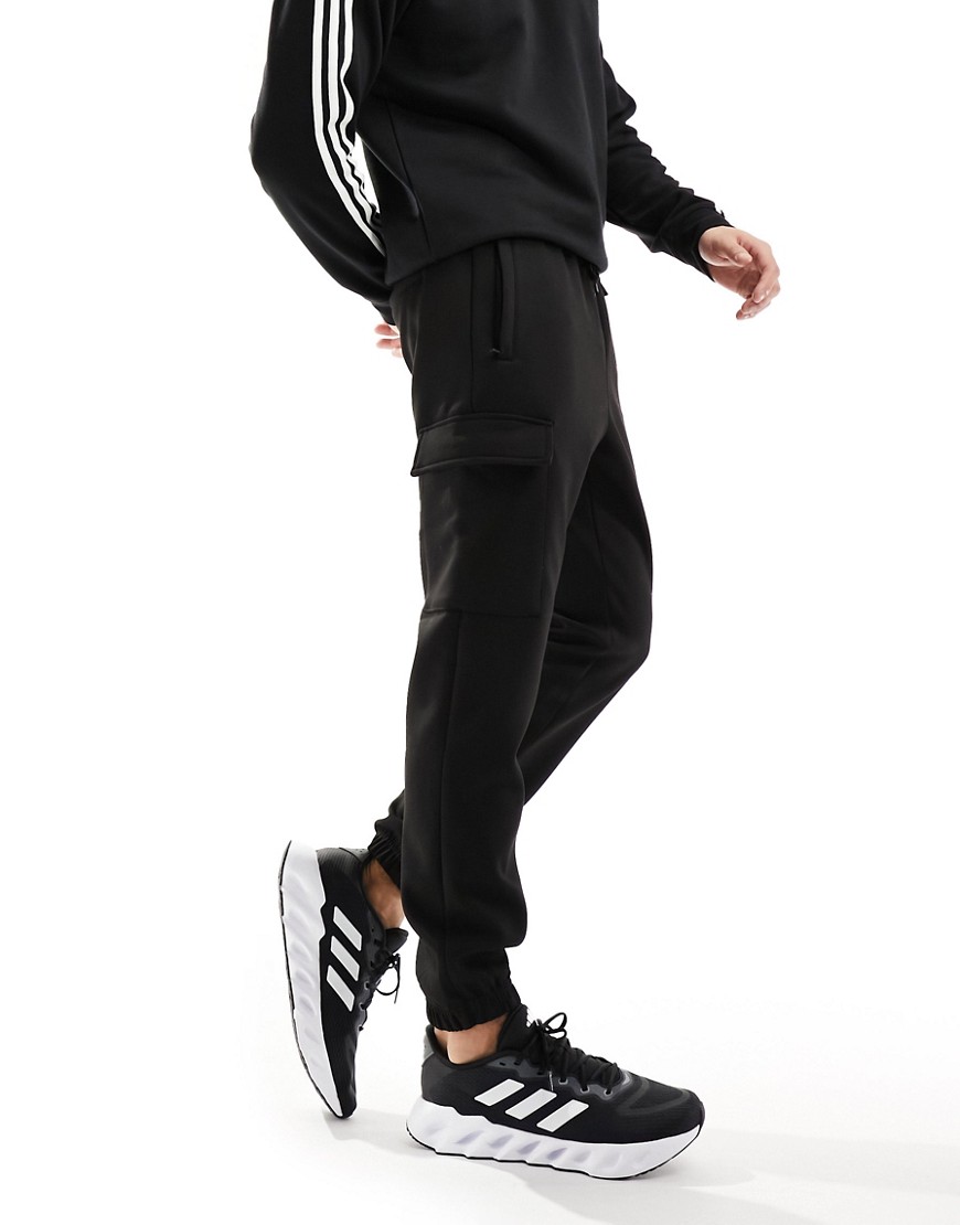 Asos Design 4505 Sweatpants With Cargo Pockets In Black