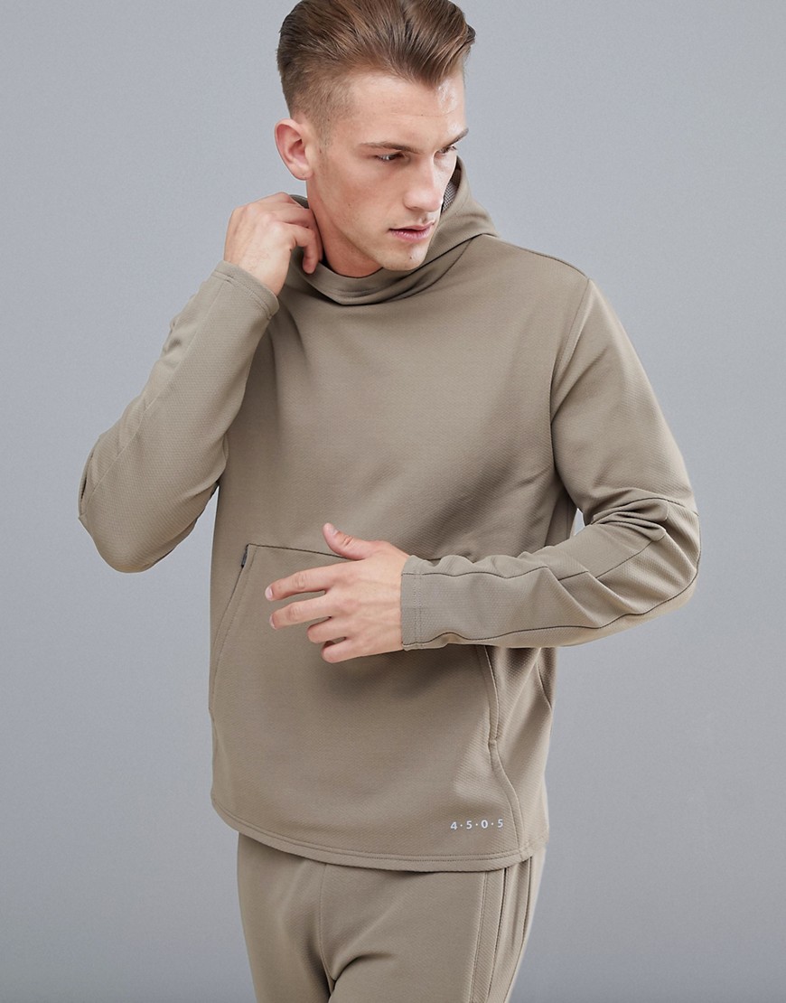 ASOS – 4505 sweatshirt med panelsydd detalj-Beige