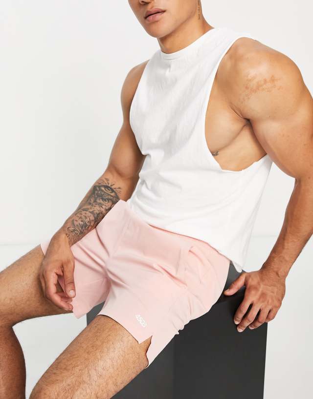 ASOS 4505 swim shorts in pink