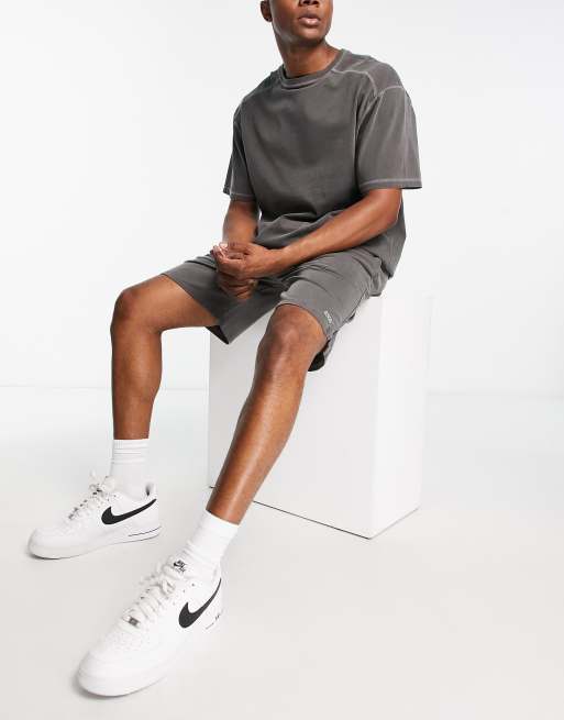 ASOS 4505 – Szorty treningowe oversize z efektem sprania, 3 z 4
