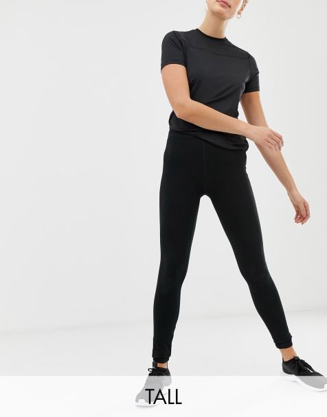 ASOS 4505 Tall high waist sports legging with black elastane