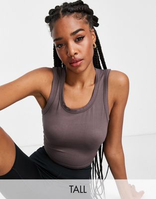ASOS 4505 Tall icon active vest in rib