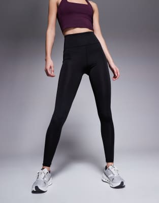 4505 Tall Icon bum sculpt high waist gym legging in black