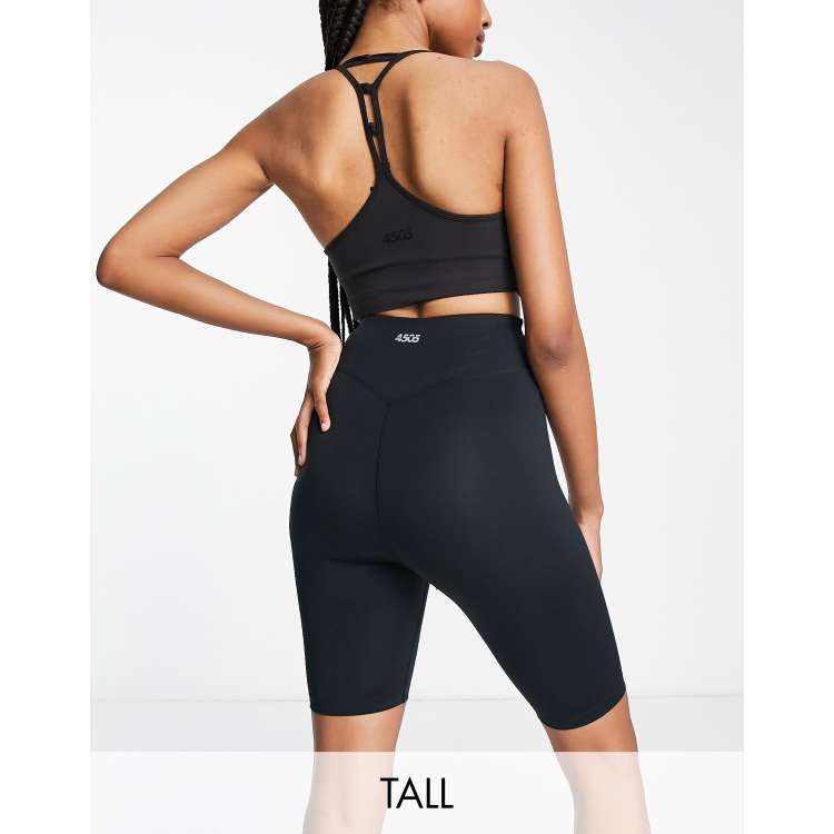 ASOS 4505 Tall – Icon – Czarne krótkie legginsy modelujące