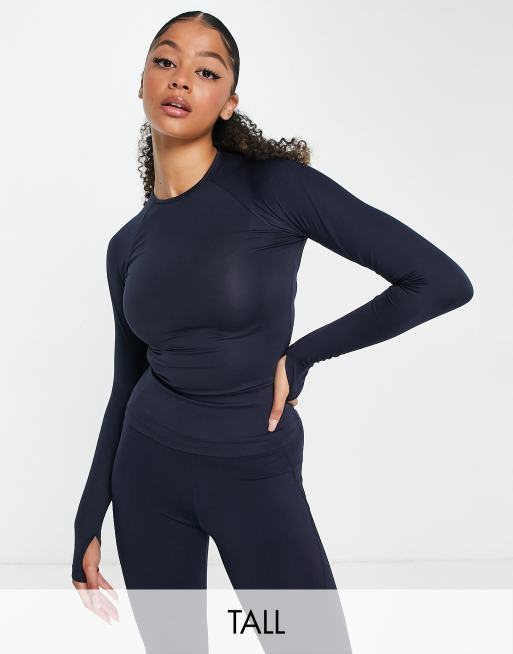 ASOS 4505 Tall – Icon – Dopasowany top z długimi rękawami 