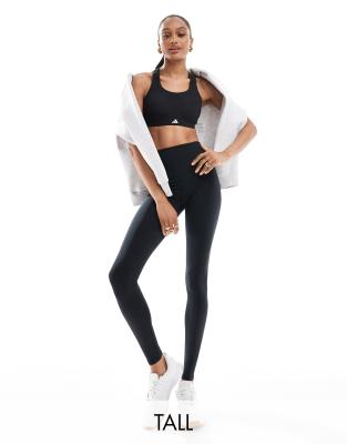 ASOS 4505 Tall - Icon - Gesäßformende Sport-Leggings in Schwarz mit Innentasche