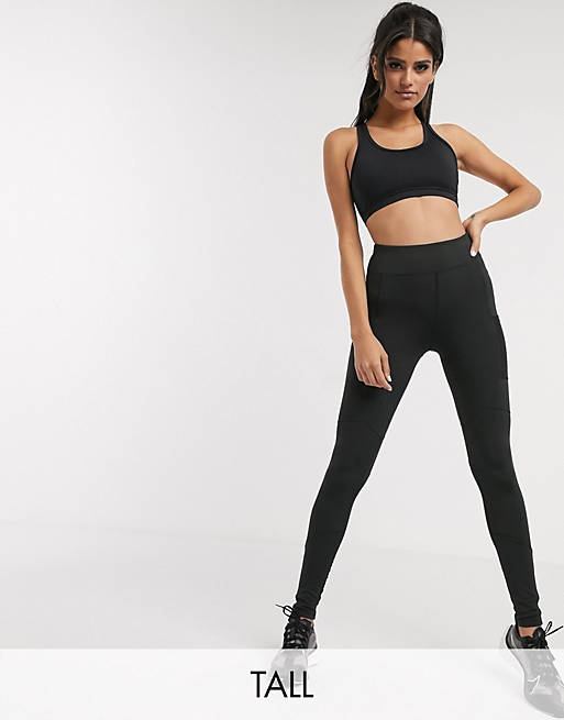 ASOS 4505 Tall icon legging with bum sculpt seam detail and pocket