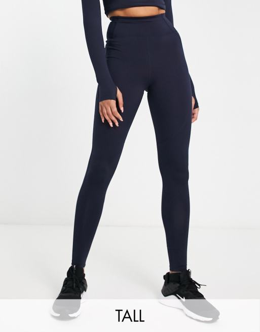 ASOS 4505 Tall Icon legging With Bum Sculpt Seam Detail And Pocket in Blue