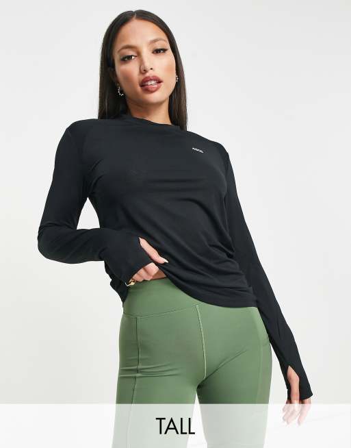 ASOS 4505 Icon soft touch highwaist yoga legging and square neck long  sleeve top