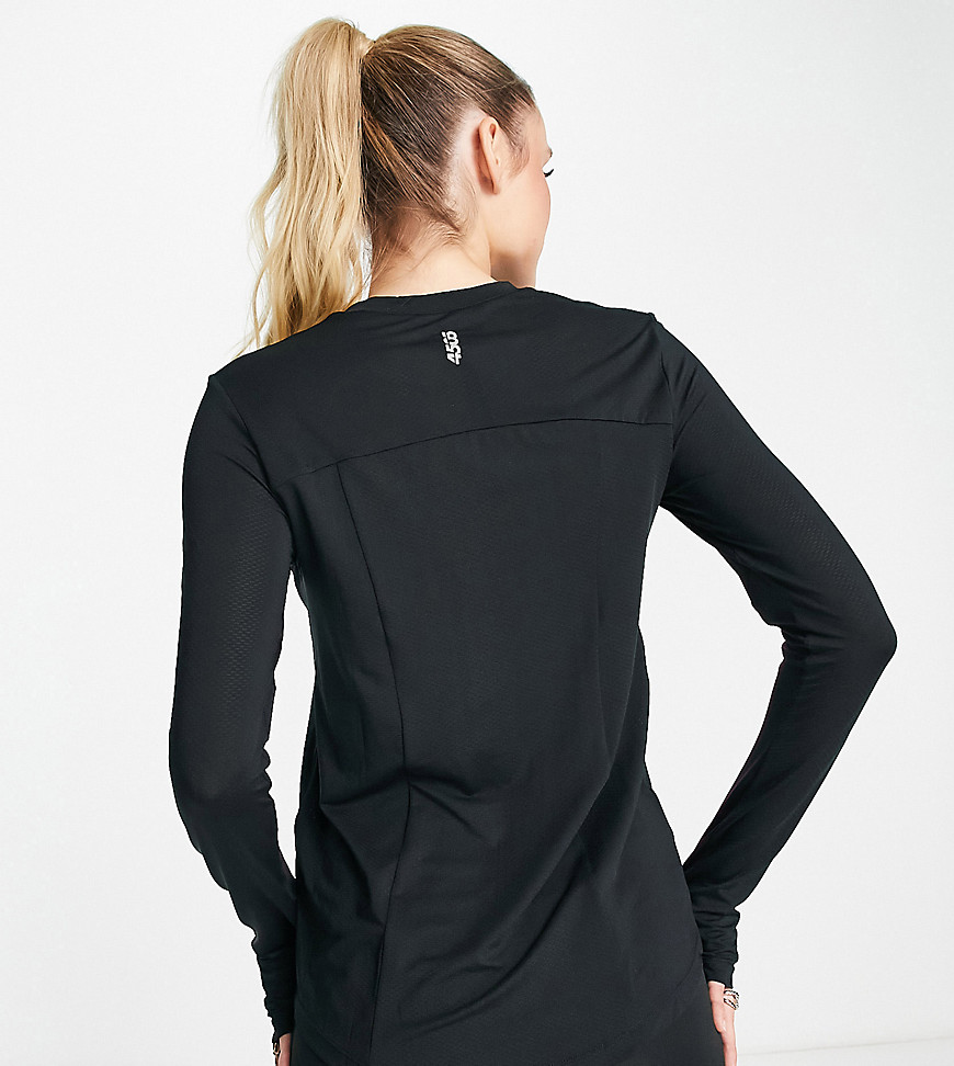 ASOS 4505 Tall Icon long sleeve running top in black