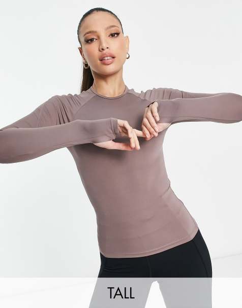 Asos 4505 Activewear  Womens Icon Long Sleeve Slim Fit Top Mink 38 »  Bapaskediri