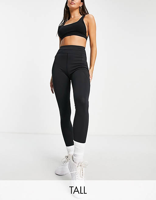 ASOS 4505 Tall icon running tie waist leggings with pocket