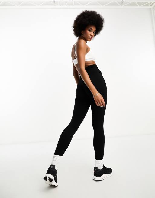 ASOS 4505 Tall Icon seamless rib gym legging in black