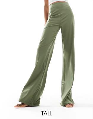 4505 Tall Icon soft touch wide leg dance pants in sage-Green