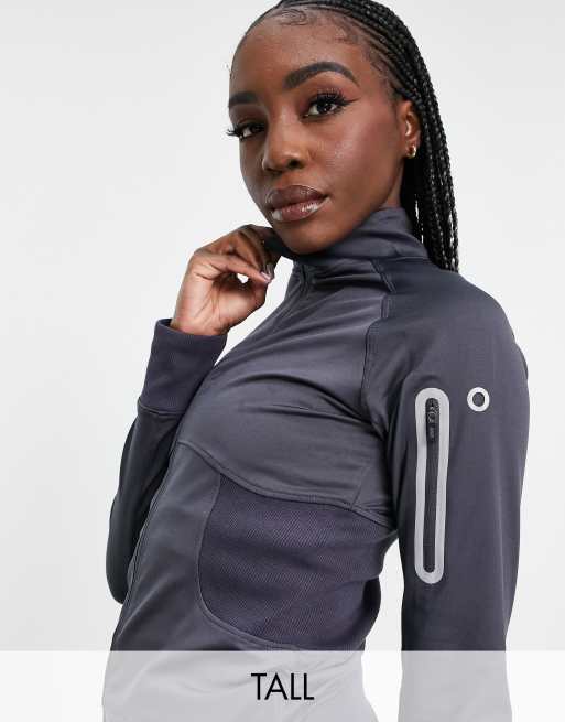 ASOS 4505 Tall – Kurtka do biegania z otworami na kciuki i kieszenią na telefon