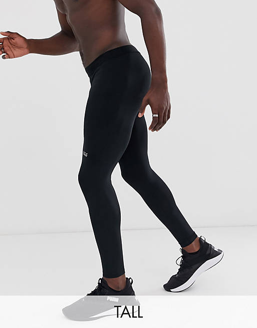 ASOS 4505 Tall running tights with quick dry in black