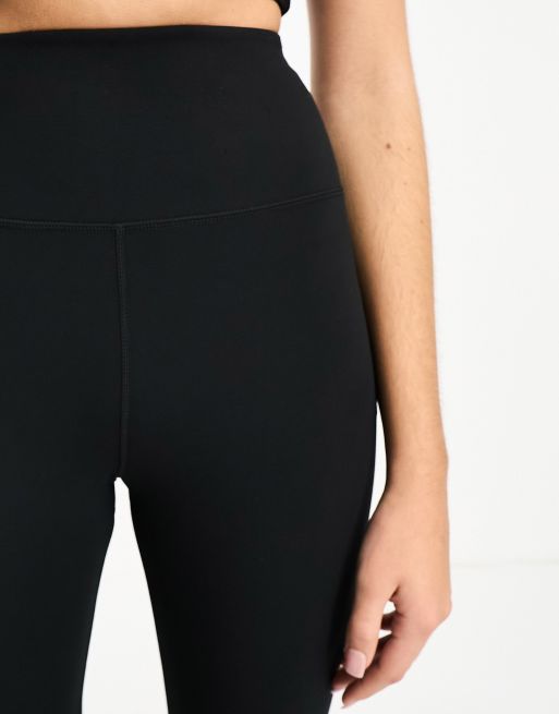 ASOS 4505 Tall – Schmal geschnittene, ausgestellte Leggings aus weichem Material in Schwarz, 3 von 5