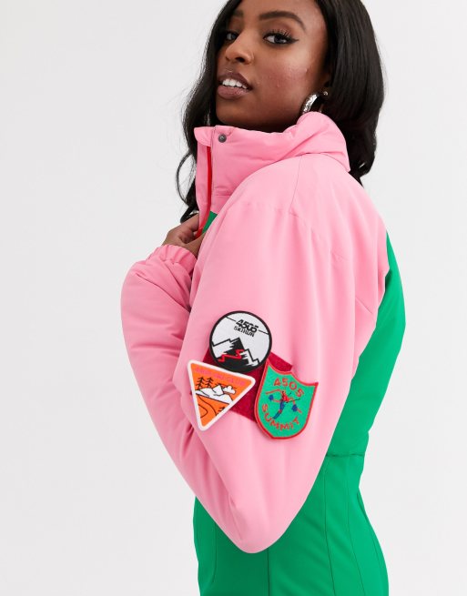 ASOS 4505 Petite ski shellsuit in 80s style - ShopStyle Jackets