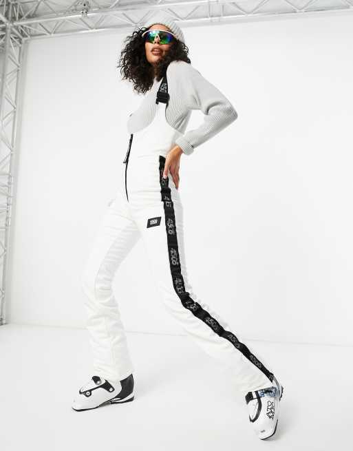 ASOS 4505 Tall ski high waisted ski pants with mono logo detail