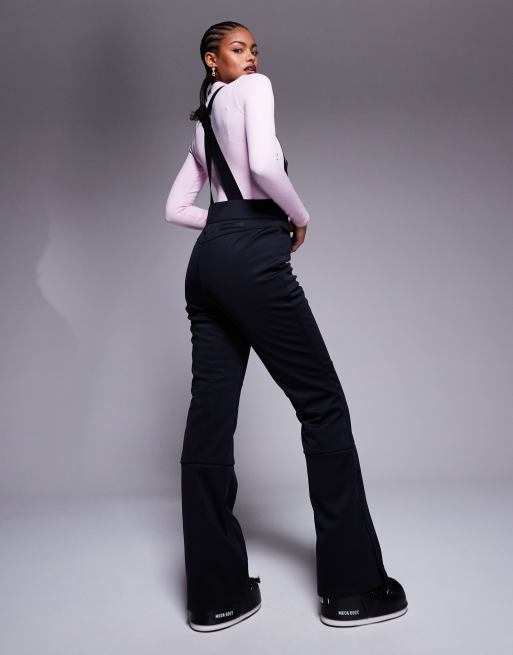 ASOS 4505 Tall Ski Pantaloni da sci in soft shell a zampa neri morbidi e impermeabili ASOS