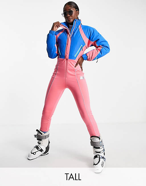 Asos Women Sport & Swimwear Skiwear Ski Suits Tall ski shellsuit in 80s style 