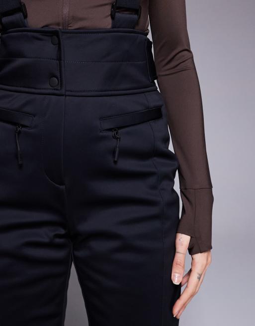ASOS 4505 Tall Ski soft shell water repellent kick flare ski trousers in black, 5 of 5