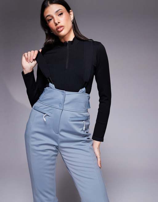 ASOS 4505 Tall – Ski – Wasserabweisende, ausgestellte Softshell-Skihose in Kalkblau, 2 von 5