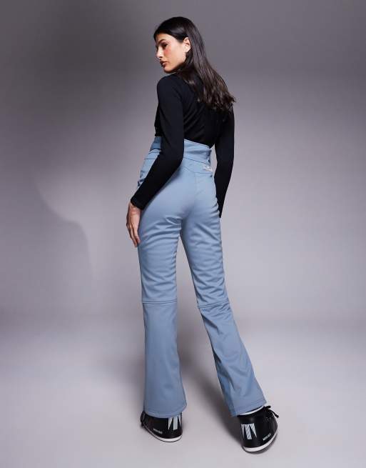 ASOS 4505 Tall – Ski – Wasserabweisende, ausgestellte Softshell-Skihose in Kalkblau, 4 von 5