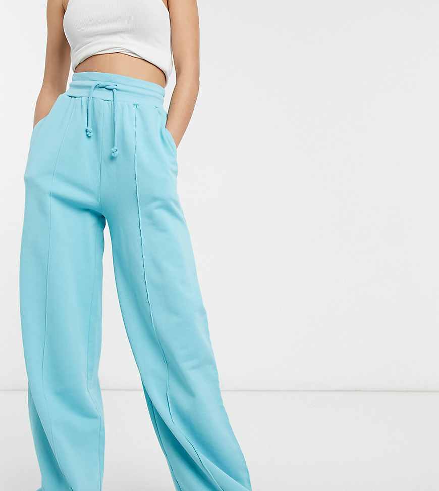 ASOS 4505 Tall washed wide leg sweatpants-Green