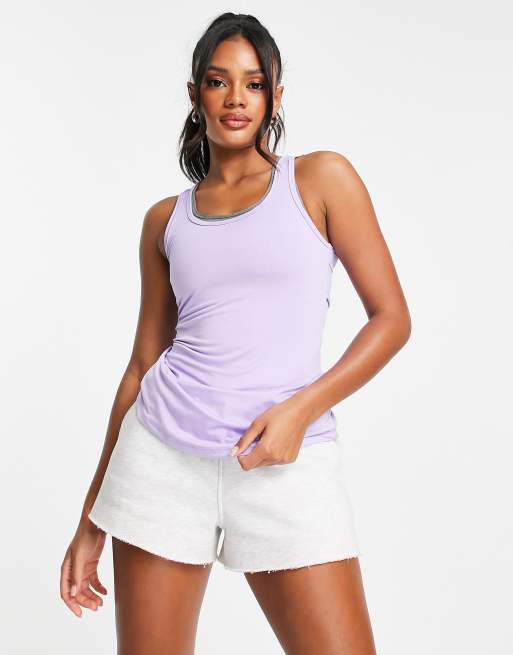 ASOS 4505 yoga tank top with twist back