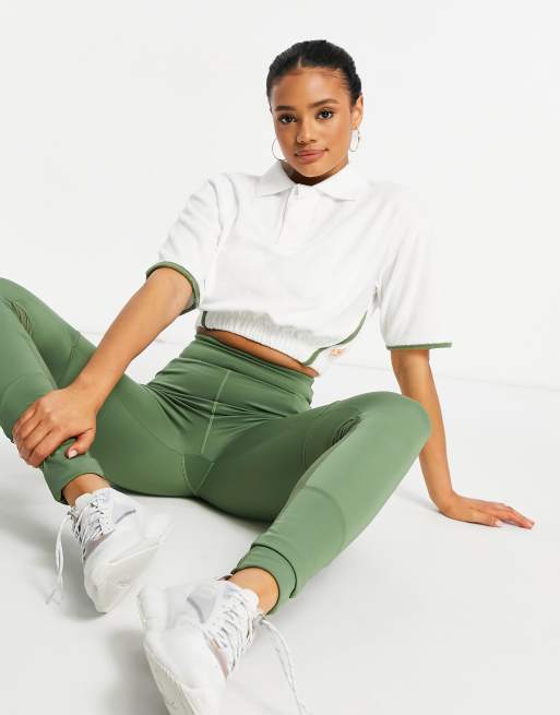 ASOS 4505 – Tennis – Pikétröja i frotté, 3 av 4