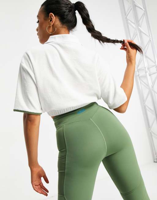 ASOS 4505 tennis polo shirt in white towelling, 2 of 4