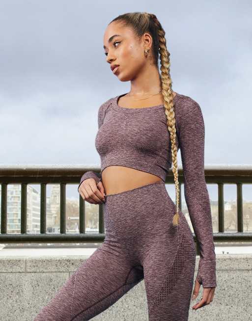ASOS 4505 - Top a maniche lunghe senza cuciture