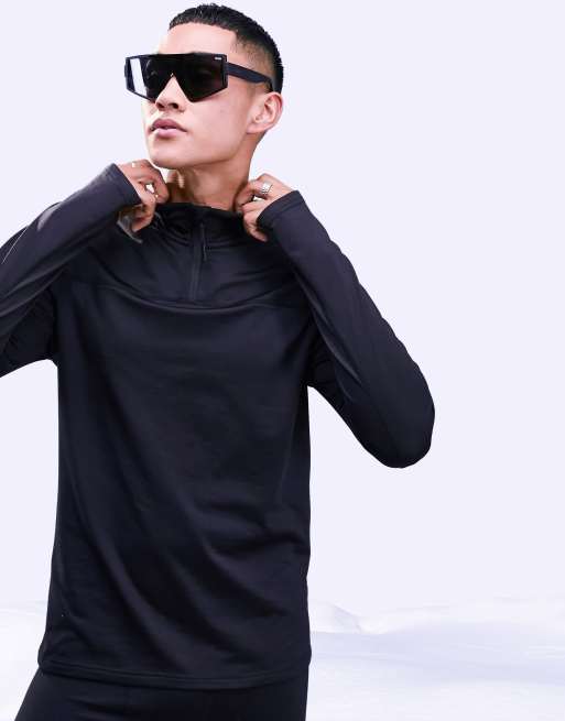 ASOS 4505 - Top base layer da sci con zip a 1/4