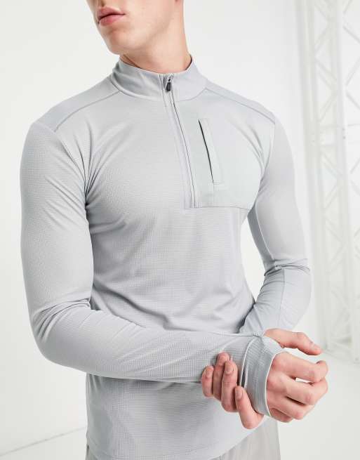 ASOS 4505 active roll neck long sleeve top with thumb hole in