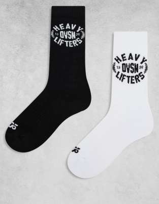 4505 Training Graphic Crew Socks 2 Pack In Multi