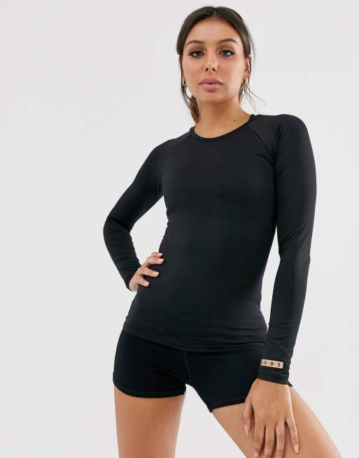 ASOS 4505 training long sleeve fitted top