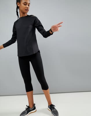 long sleeve baggy gym top