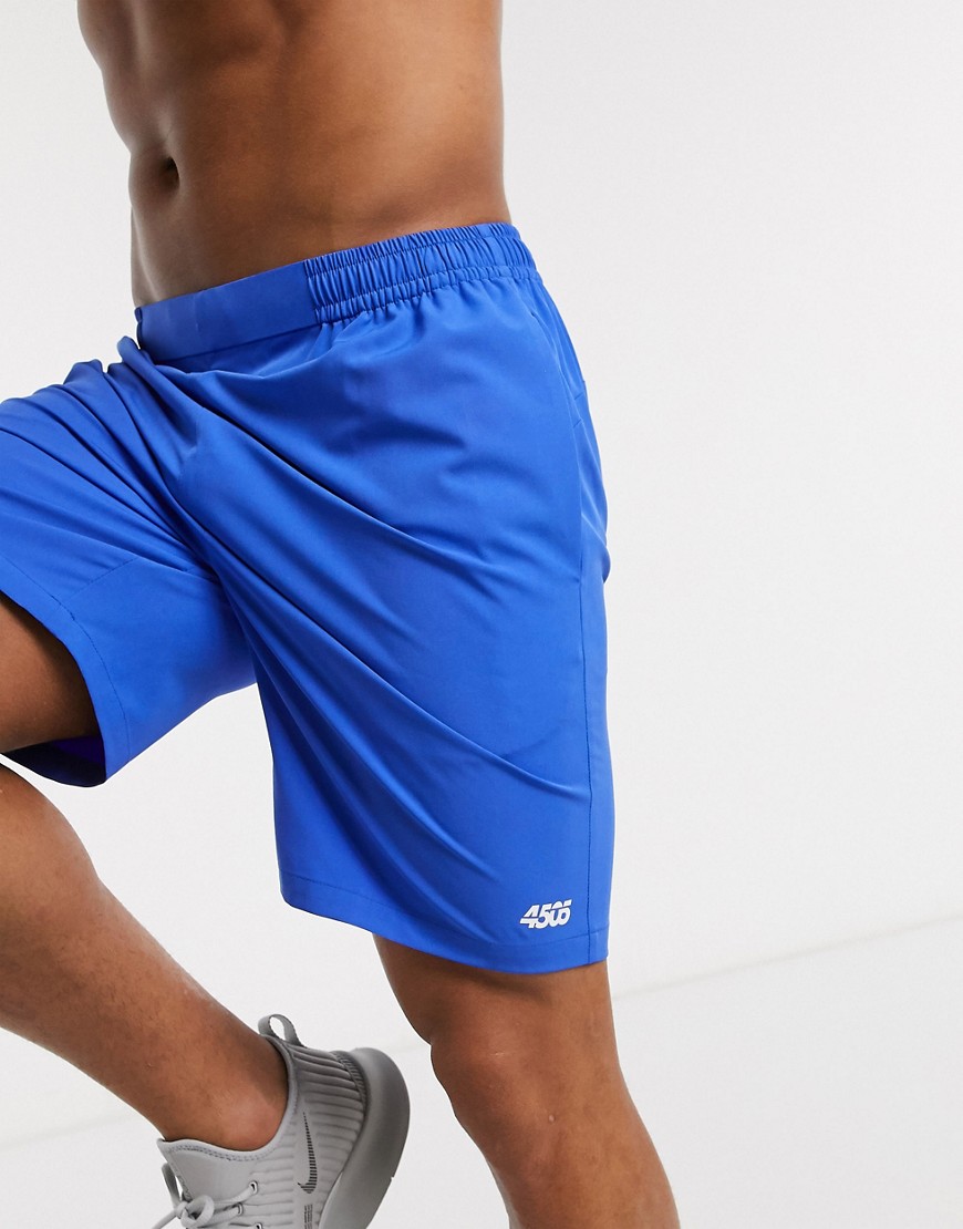 ASOS 4505 training shorts with quick dry in blue