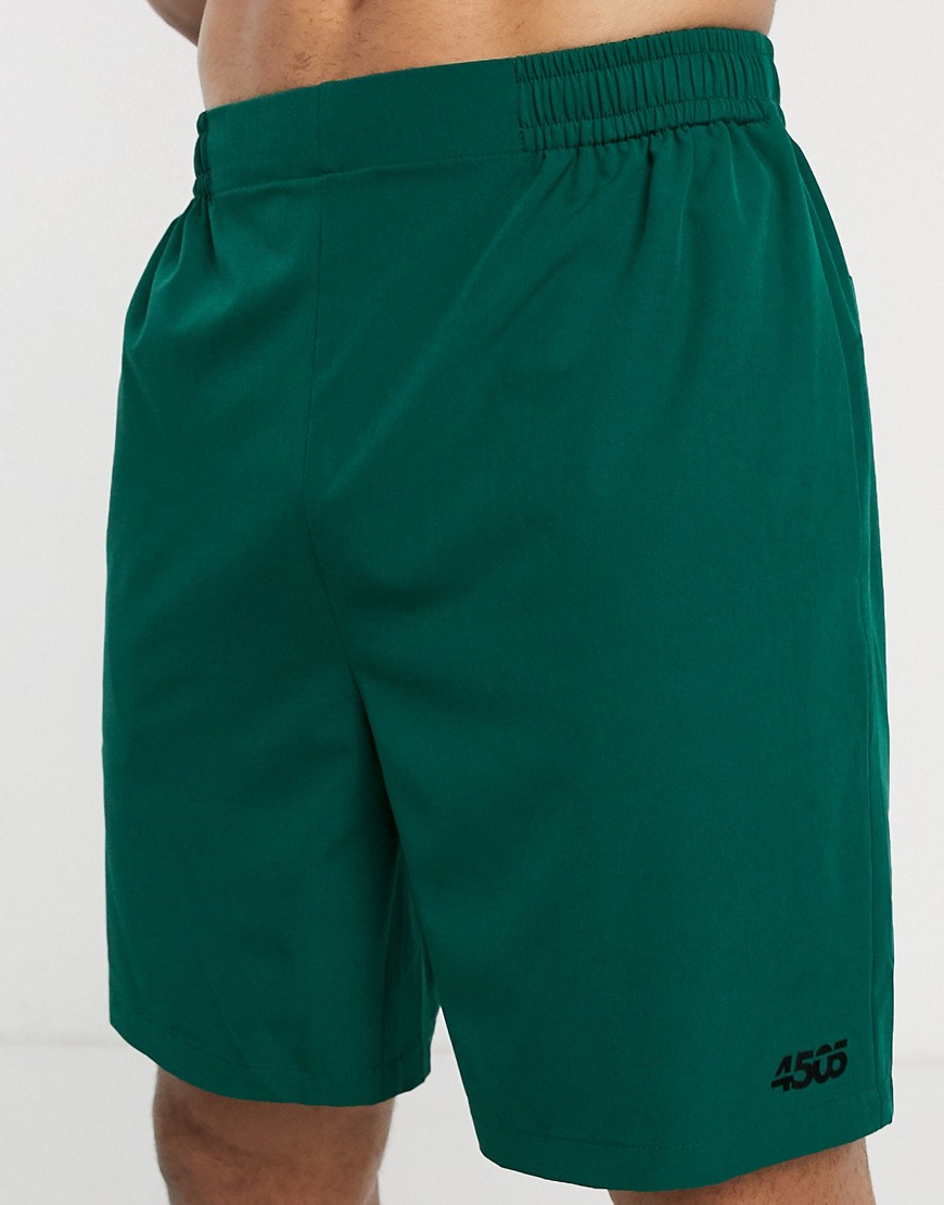 ASOS 4505 training shorts with quick dry in dark green