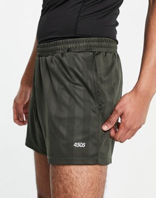 ASOS 4505 training shorts with retro stripe in grey | ASOS