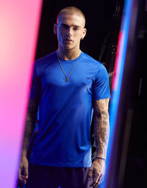 ASOS 4505 training t-shirt with laser cut perforation - view 1