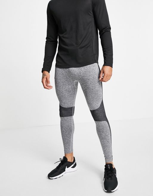 Under Armour Cold Gear Armour branded waistband leggings in navy