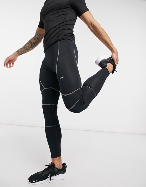 ASOS 4505 training tights with reflective stitching