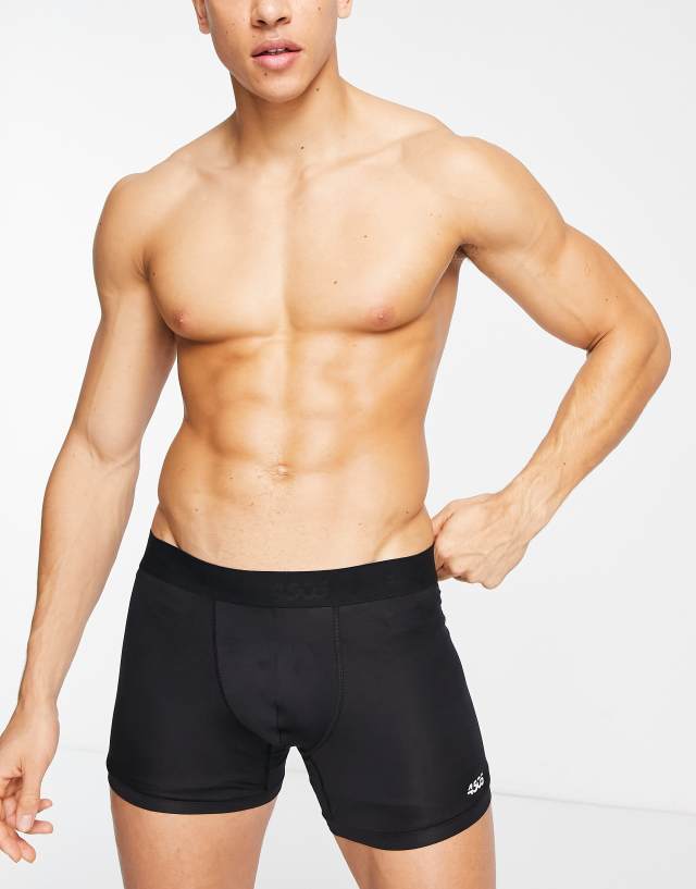 ASOS 4505 training trunks with quick dry and antibac