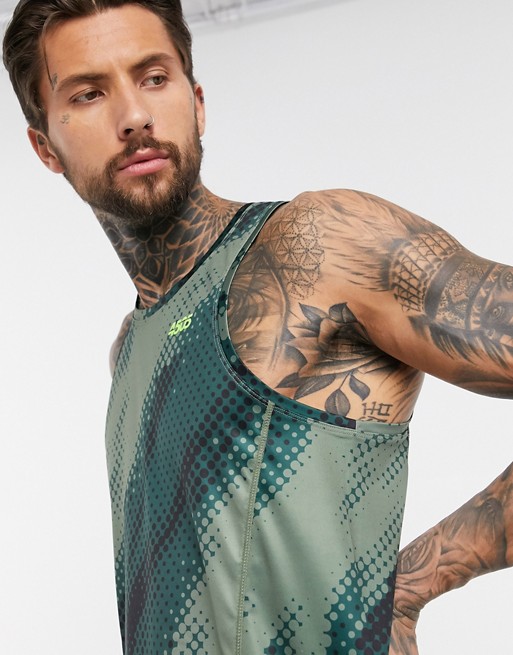 ASOS 4505 training vest with abstract print