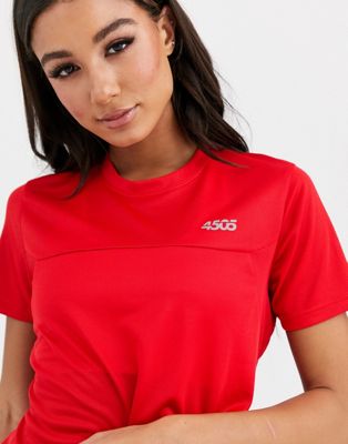 ASOS - 4505 - Trainingsshirt met logo-Rood