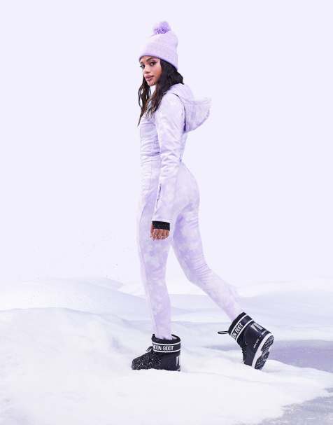 30 ° c Tuta da neve One Piece Tuta da sci Donna Outdoor Giacca da snowboard  invernale Tuta calda Outfit Tute femminili Pl